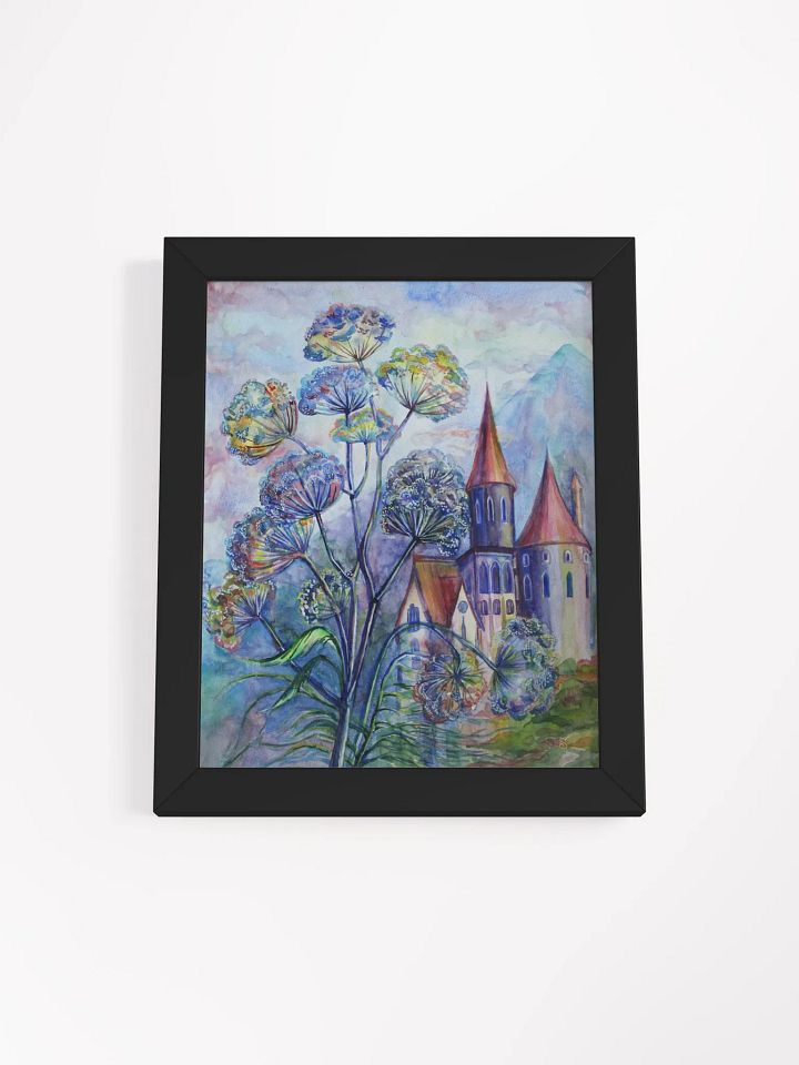 Whimsical Floral Castle Matte Poster - Castle product image (5)