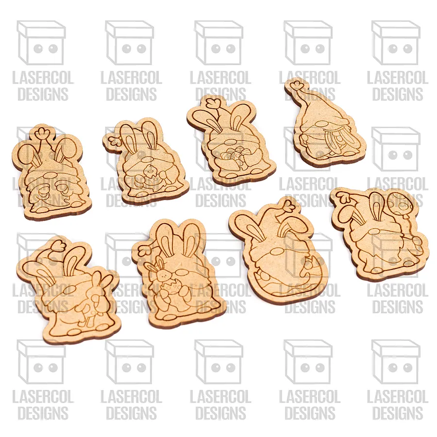 Easter Gnomes Paint Kit DIY Cut Outs Bundle - Laser Cut Files product image (9)