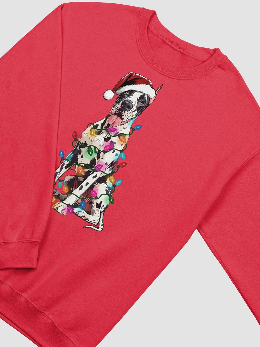 Funny Great Dane(Harlequin, Cropped Ears) Christmas Sweatshirt product image (23)