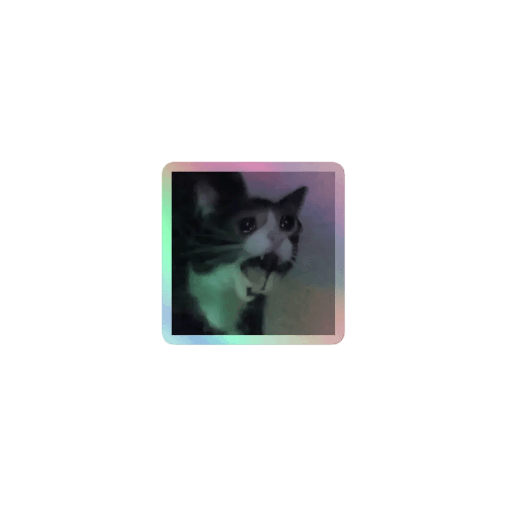 Sad Cat Sticker product image (1)