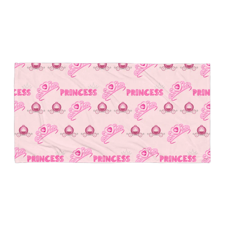 Pink Princess Sublimated Towel product image (2)