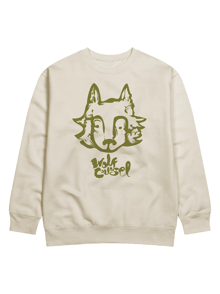 Wolf Counsel Cotton Heritage Premium Sweatshirt (Front Patch) product image (1)