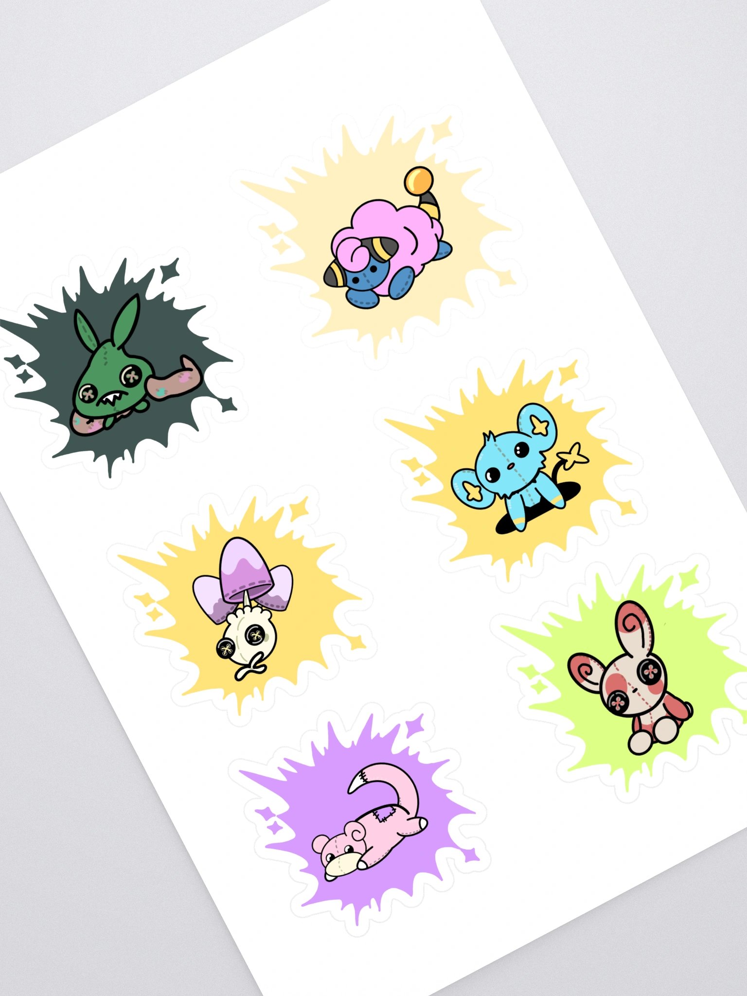 Plushie sticker lot product image (1)