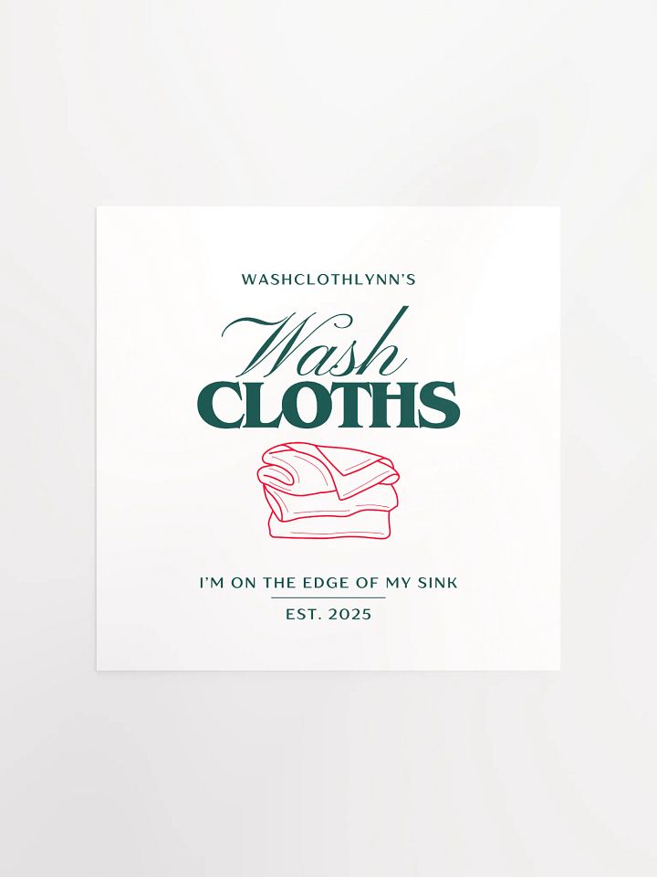 Washcloths Poster product image (5)