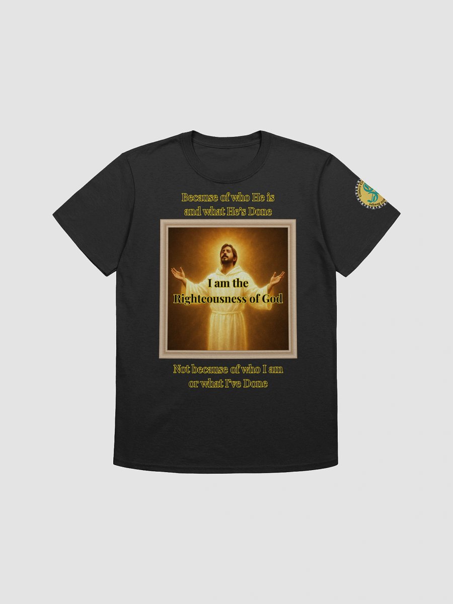 I am the Righteousness of God (Male) Gildan Unisex Softstyle T-Shirt Dark Colors product image (2)