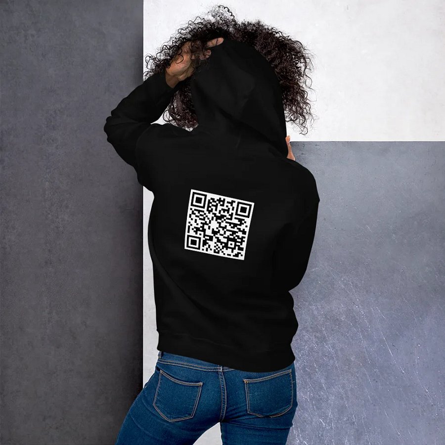 Rick Roll QR Code Hoodie product image (6)