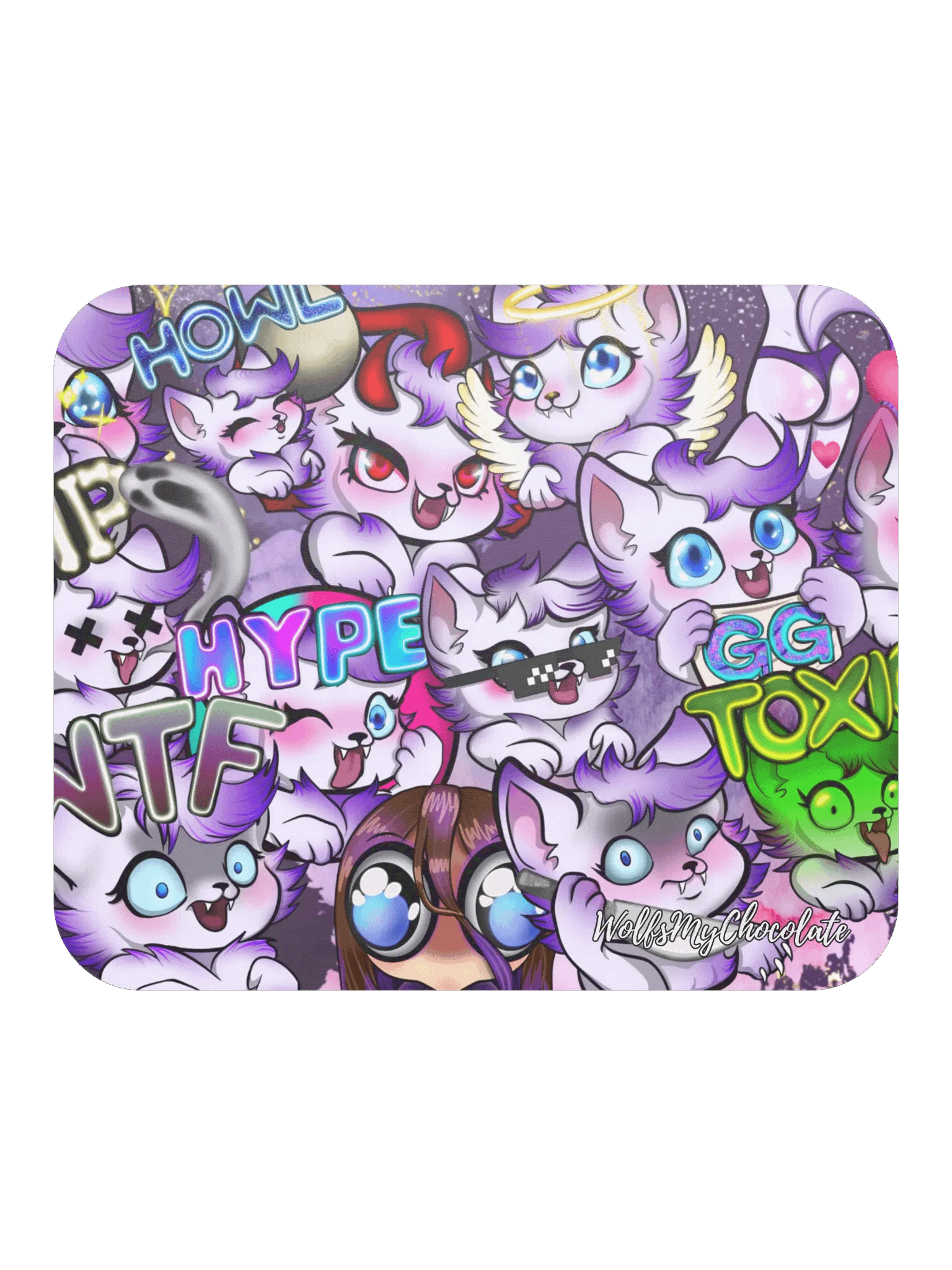 Wilderness Wolf Mouse Pad product image (1)