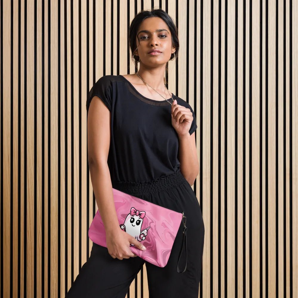 Cute Ghost Flip-Sided Faux Leather Crossbody Bag product image (9)