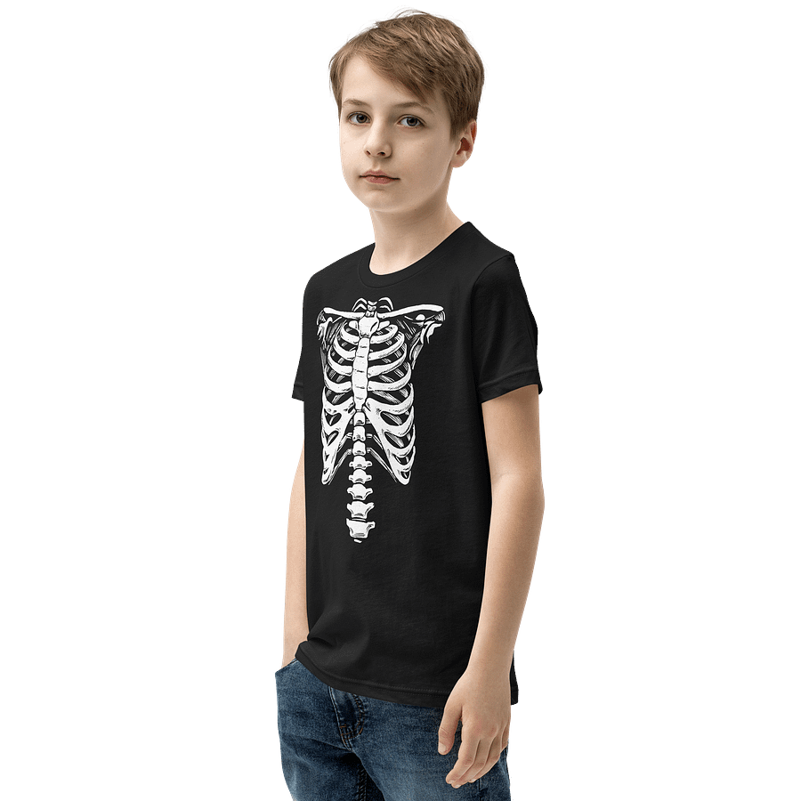 Skeleton Ribs Halloween Costume Funny T-Shirt For Kids product image (7)