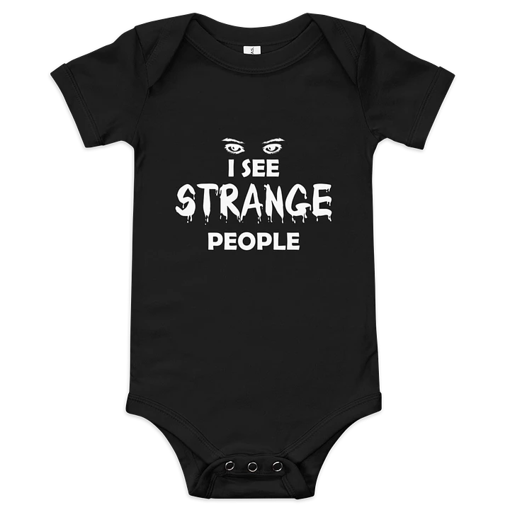 I See STRANGE People baby onesie product image (1)