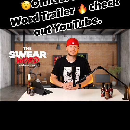 The Swear Word Official trailer is about to drop head over to YouTube in 30 minutes to catch it air!

🔥🎥 #TheSwearWord 🔥🎙️ #S...