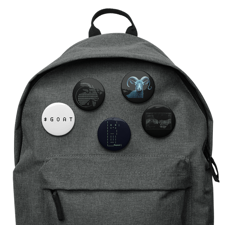 $GOAT 5 Pin Buttons product image (1)