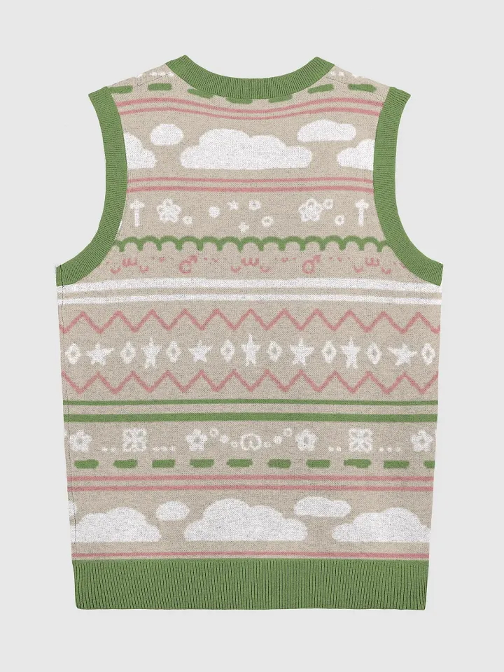Cloudy Christmas Vest - Beige product image (9)