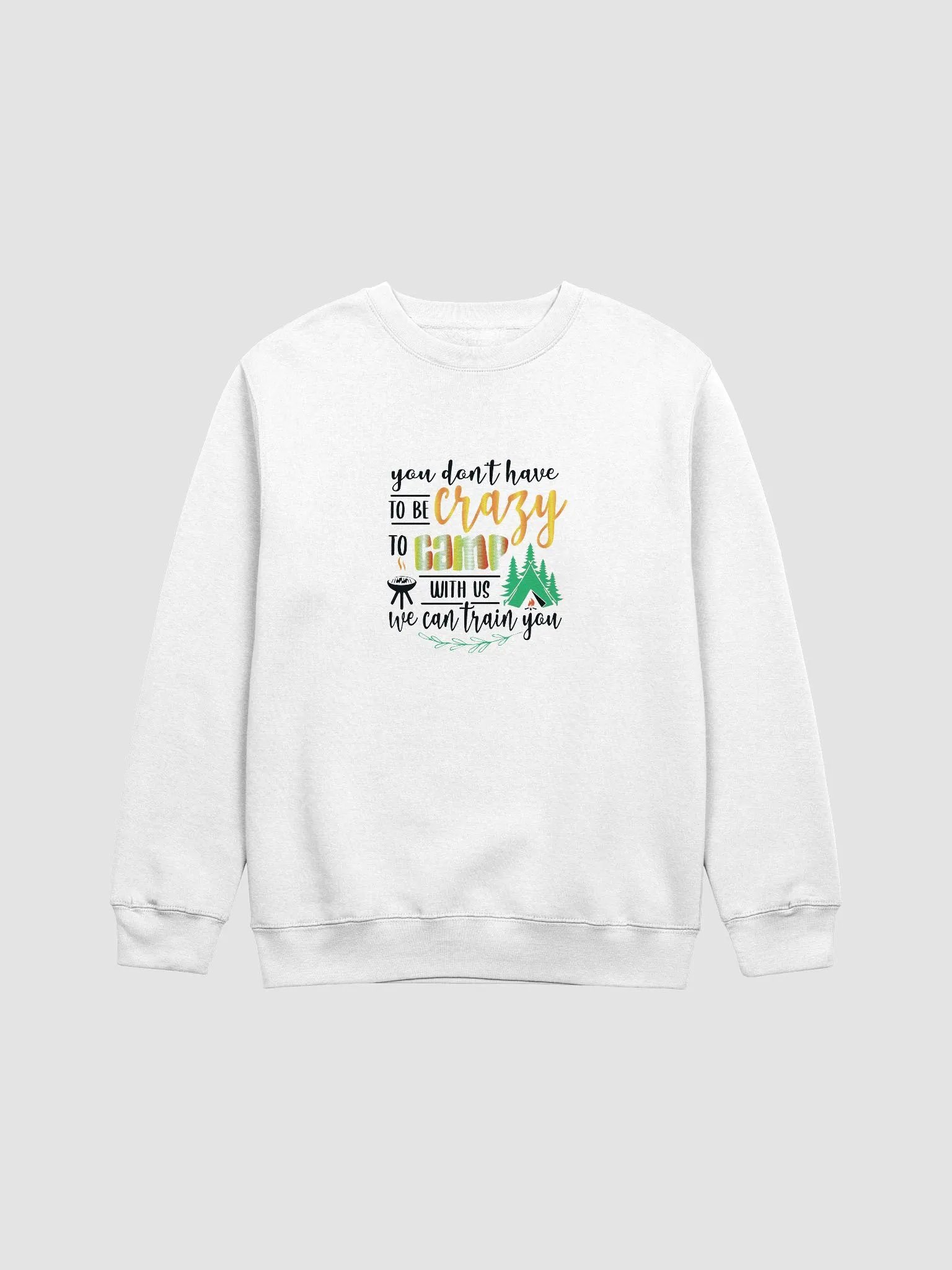 Crazy Camp Adventure Crewneck product image (1)