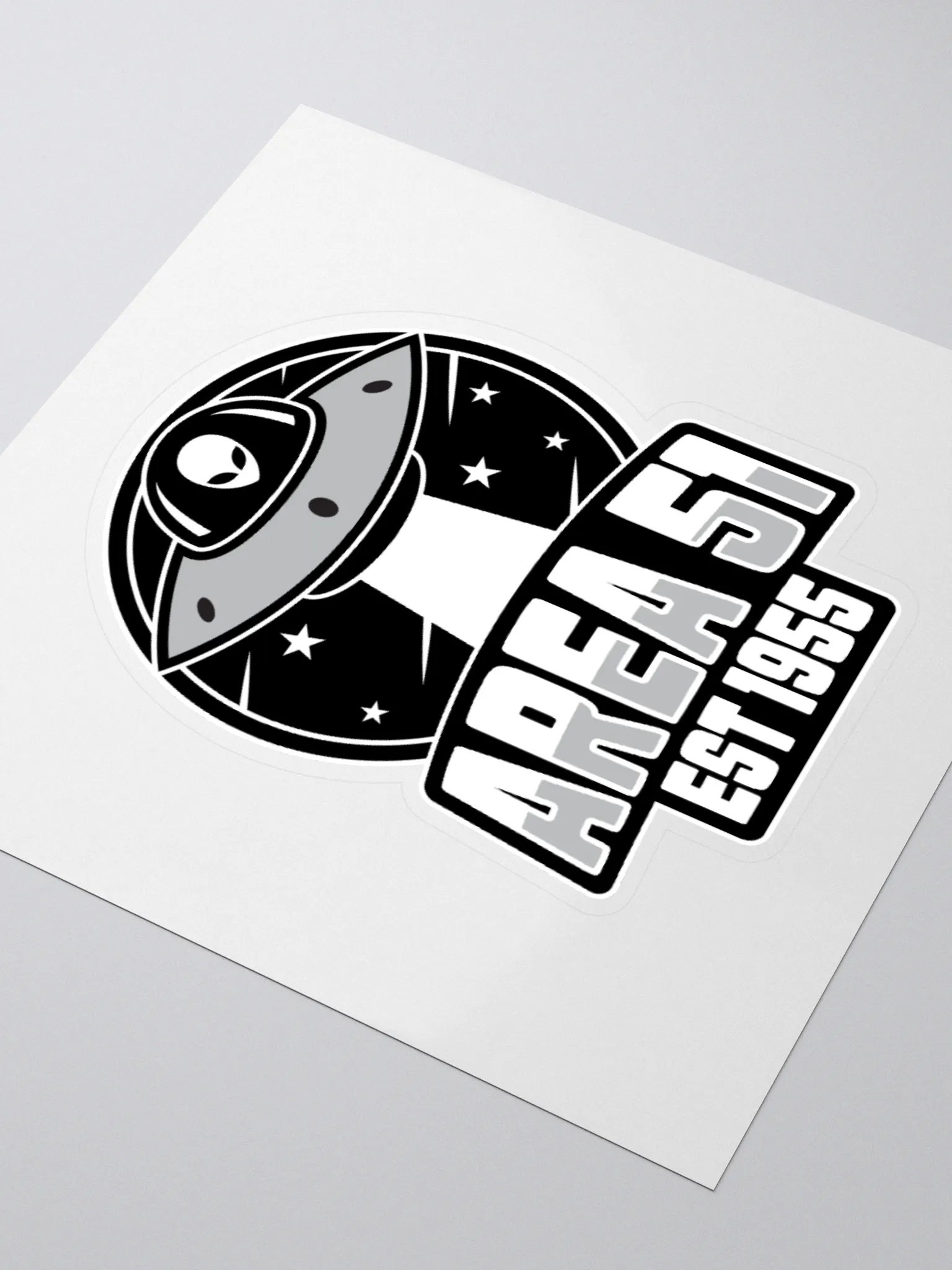 Area 51 Retro UFO Sticker product image (7)