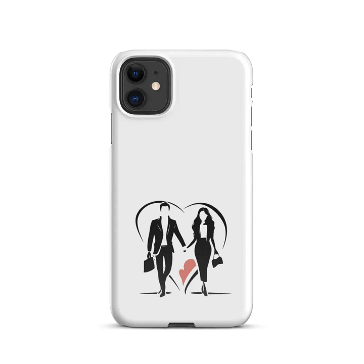 Modern Love Logo Snap Case for IPhone (White) product image (2)
