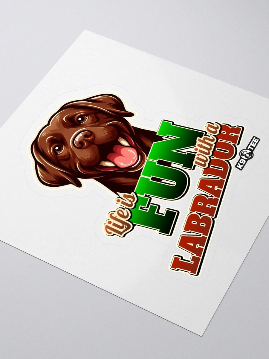 Labrador Love Kiss-Cut Stickers product image (3)