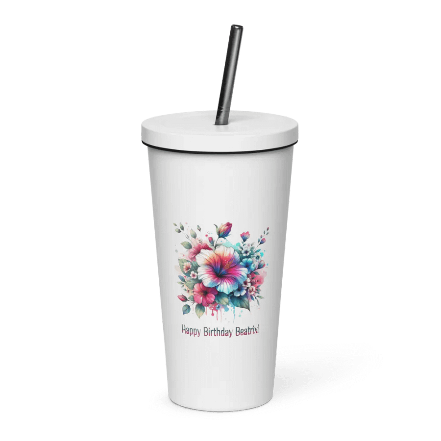 Happy Birthday Beatrix Tumbler product image (4)