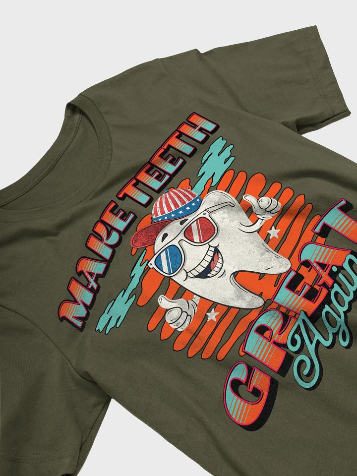 Make Teeth Great Again Patriotic Tooth Cap Thumbs-Up Tee product image (22)