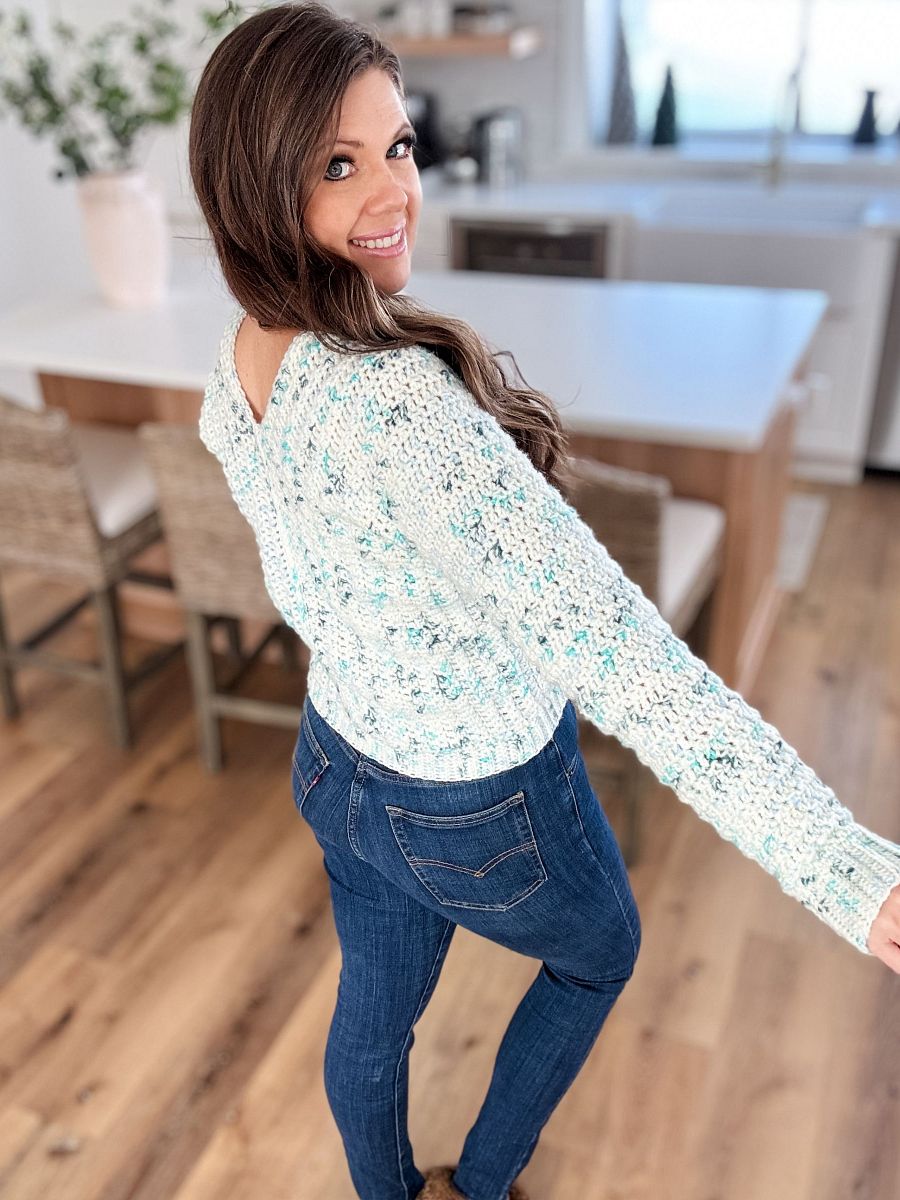 Snowy Season Sweater Crochet Pattern product image (3)