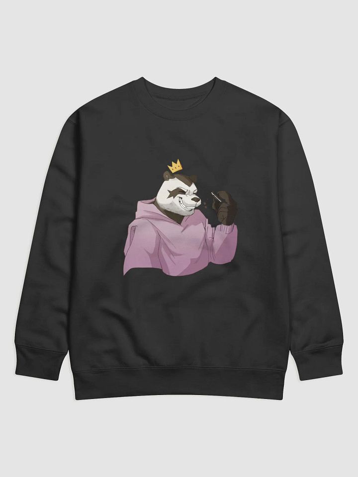 long sleeve panda eating a cookie product image (3)