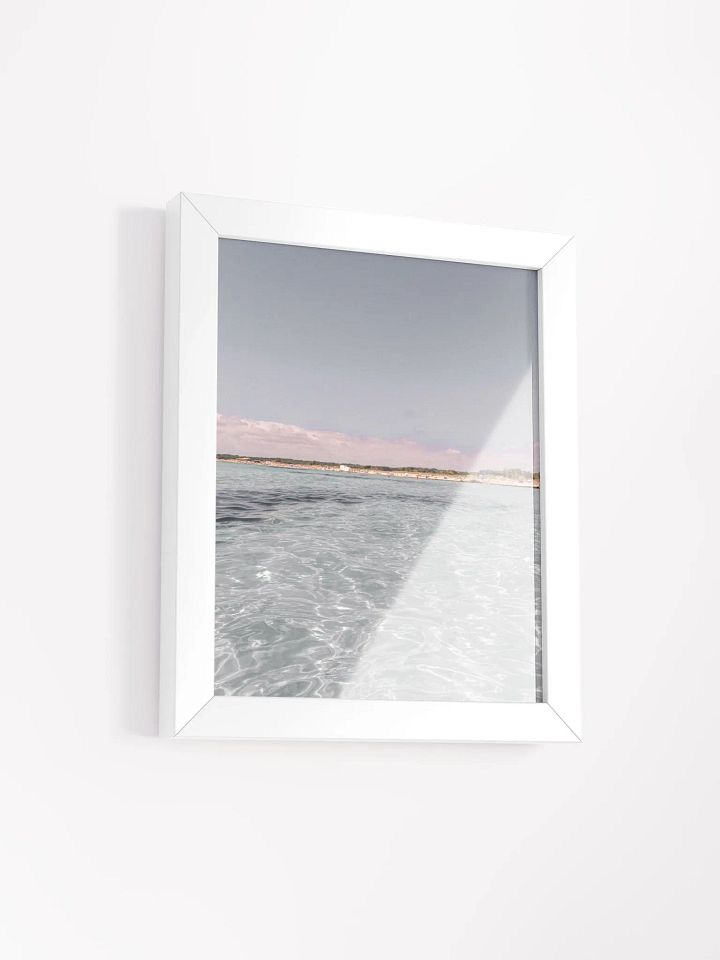 Mediterranean Beach - Framed High-Quality Matte Poster product image (2)