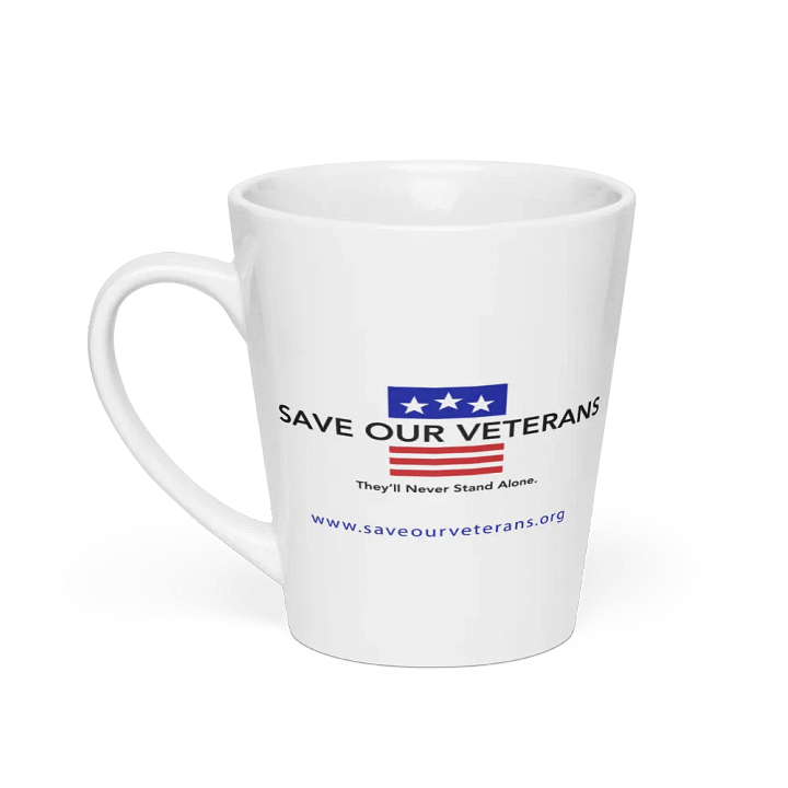 Save Our Veterans Latte Mug product image (1)