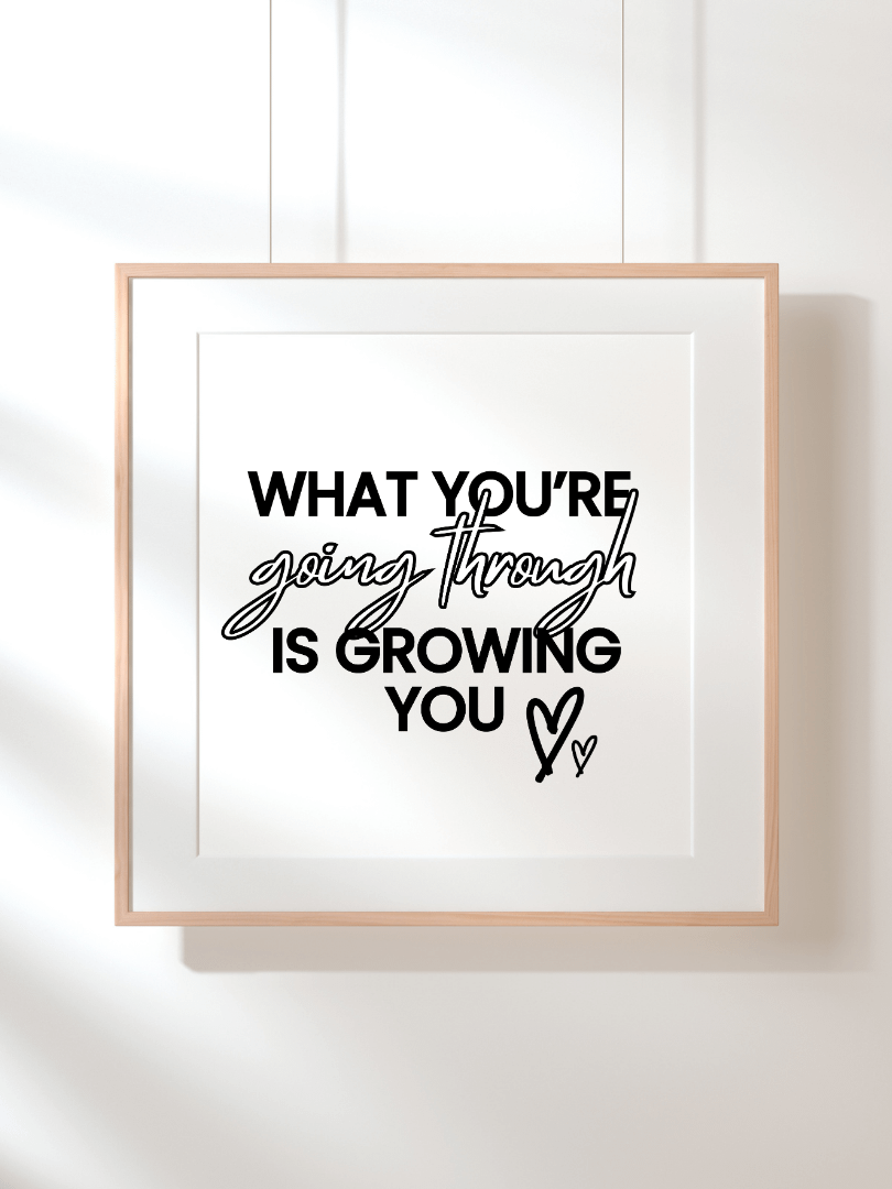 Wall Art 'What You're Going Through' Motivational Poster product image (3)
