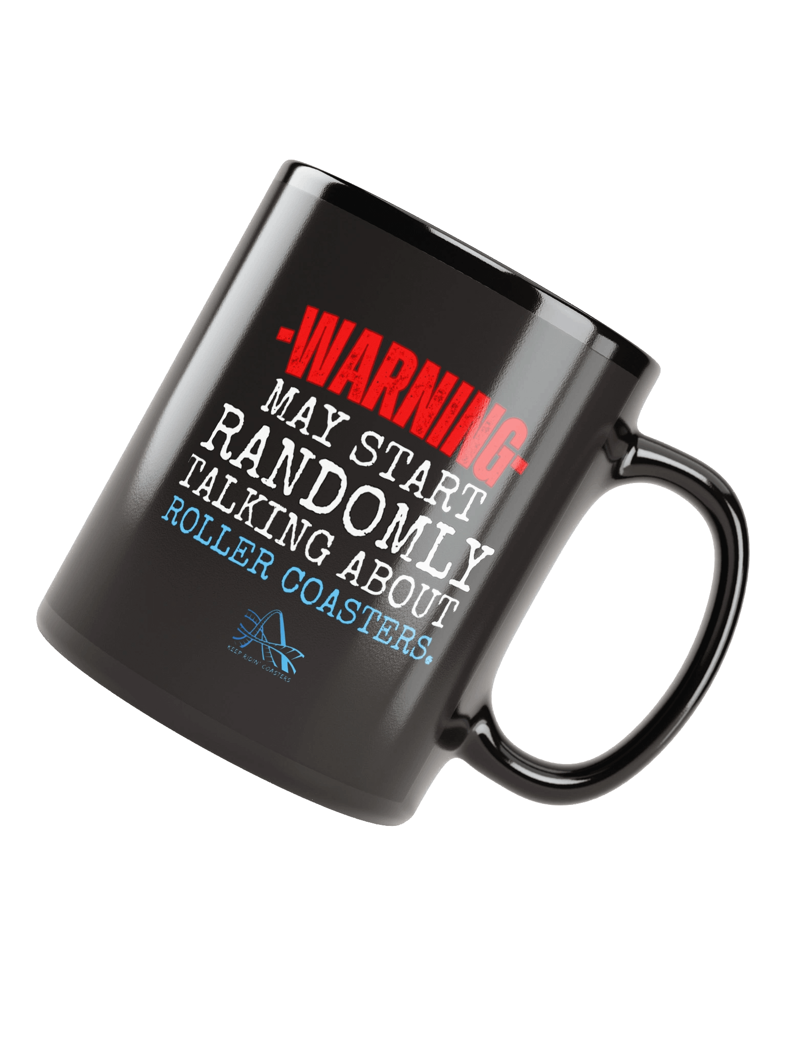 Warning - My Start Randomly Talk About Roller Coasters Mug product image (4)
