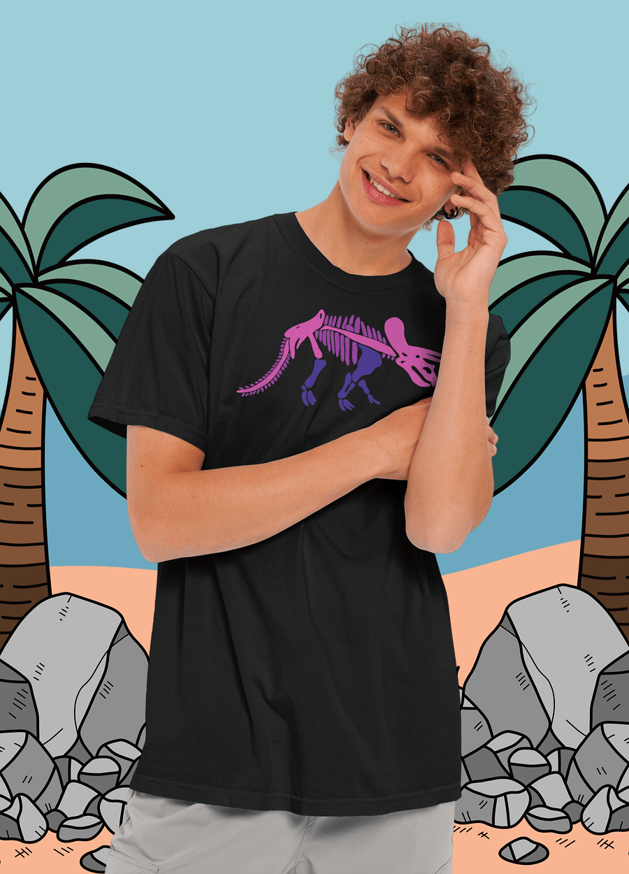Triceratops Unisex T-shirt product image (37)