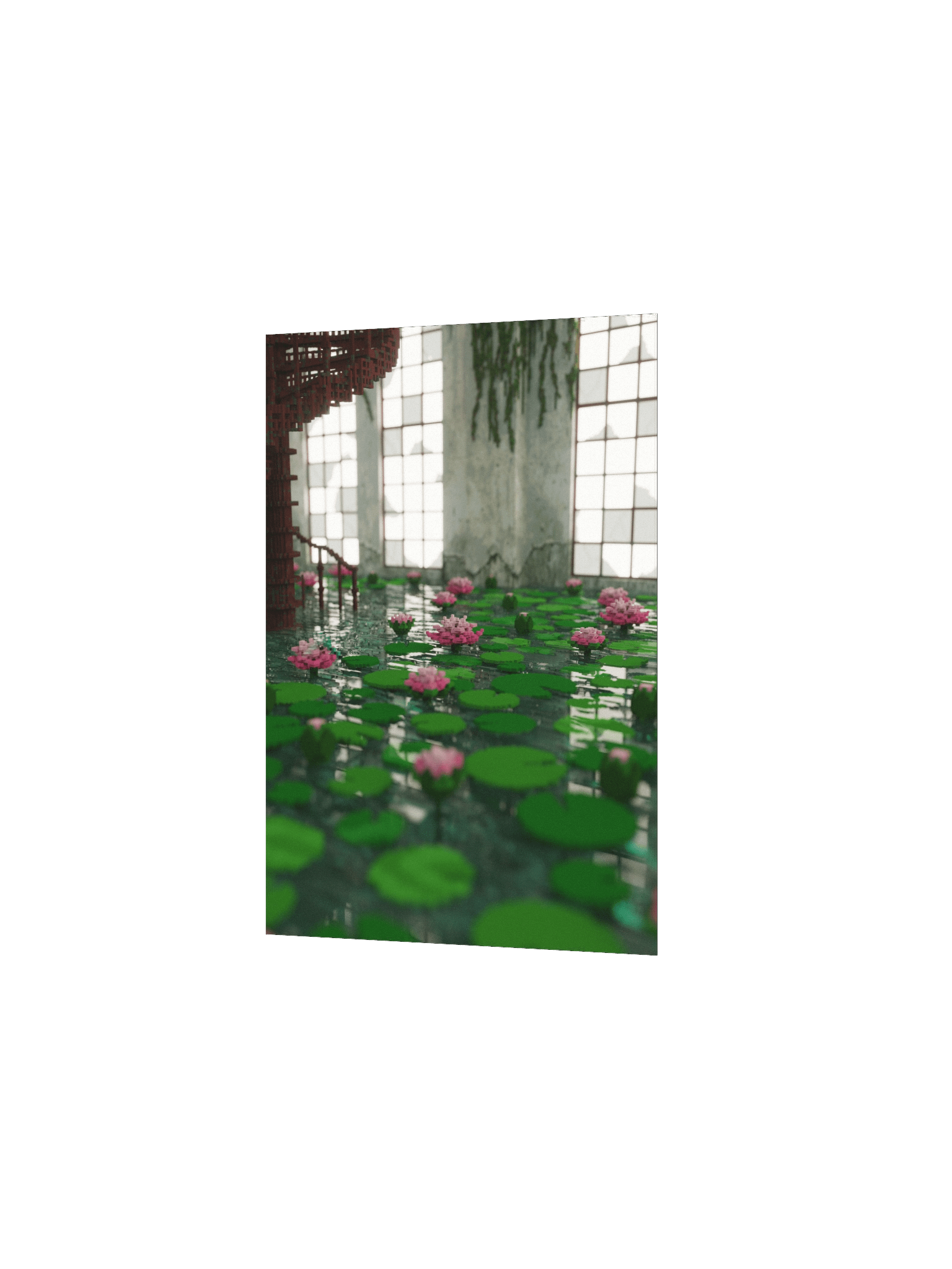 Lotus in the wild 🌙 art print product image (3)