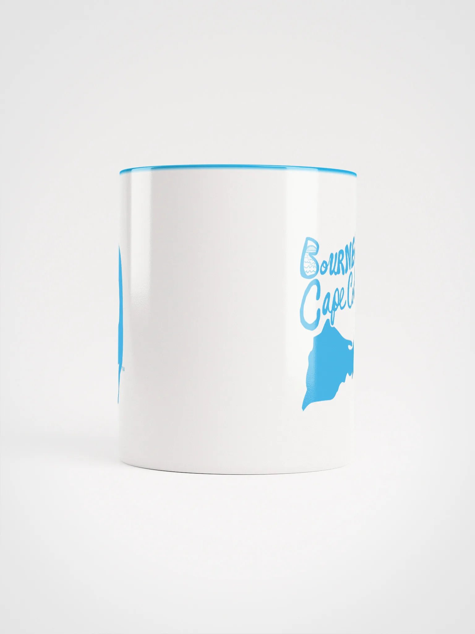 Blue Logo | BOURNE to Cape Cod™ | Ceramic Mug | Coastal Coffee Vibes in 11oz & 15oz product image (5)