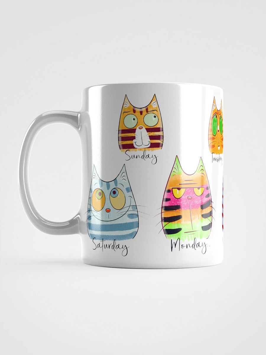 7 Days of Cats Mug – A Purrfectly Hilarious Week in Review product image (17)