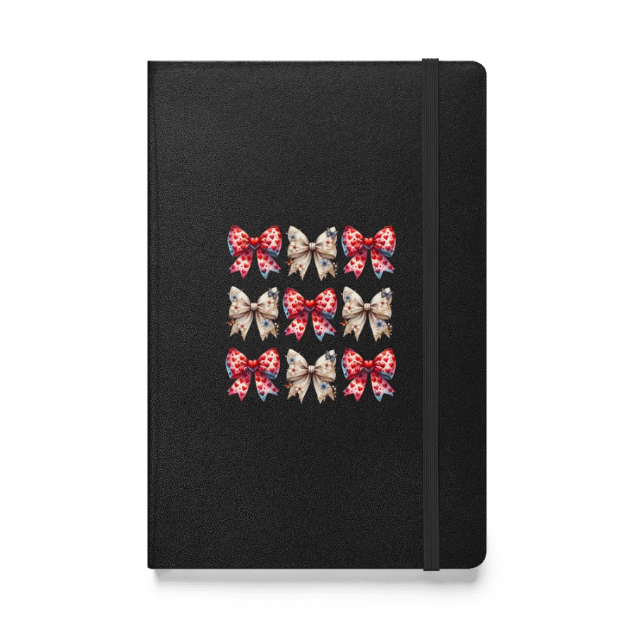 Spring Bows Heart Memoirs Hardcover Notebook product image (1)
