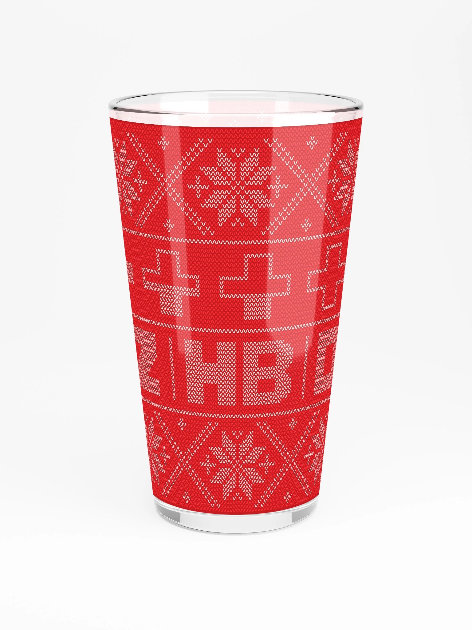 HappyBombs Festive Knit Pint Glass product image (3)