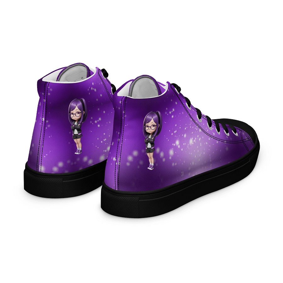 (Purple CHIBI) K Women's High Top Canvas Shoes product image (7)