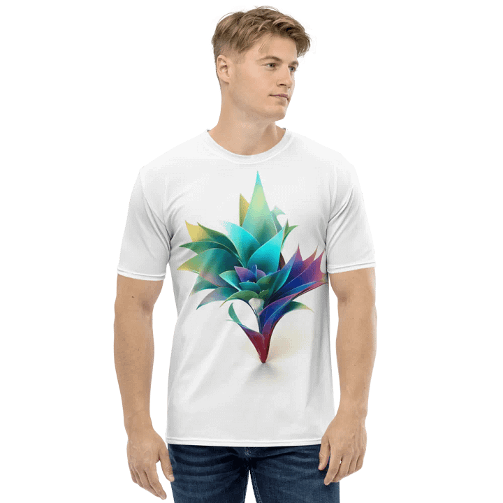 Digital Flower T shirt product image (1)
