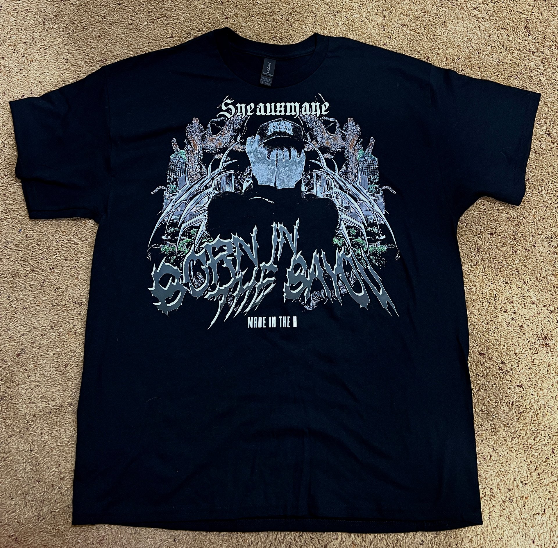 BORN IN THE BAYOU, MADE IN THE H OFFICIAL TEE product image (2)