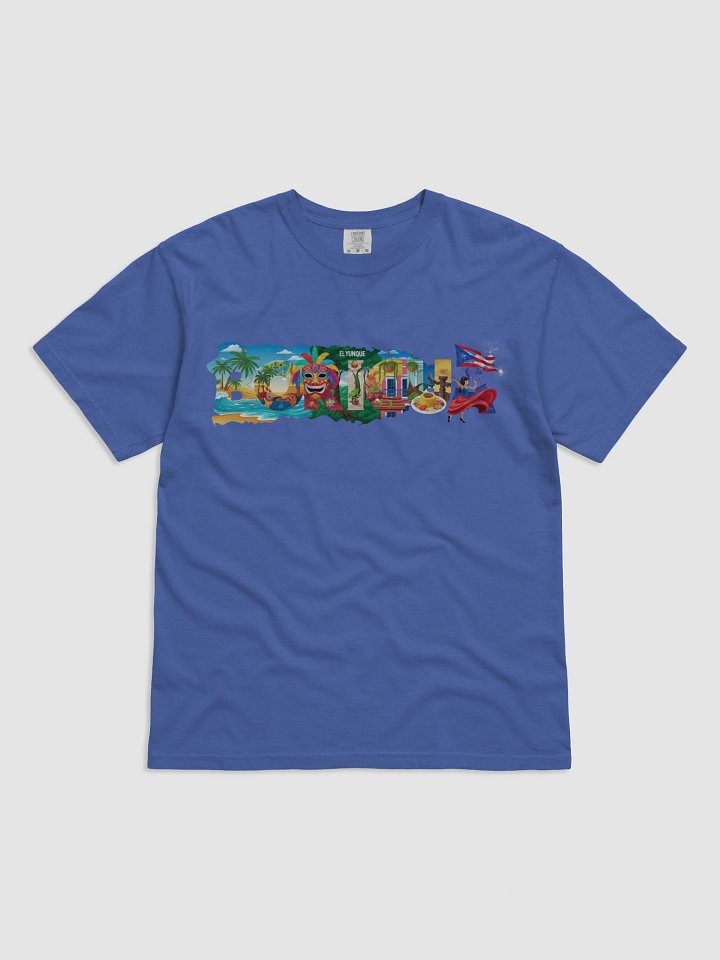Puerto Rico 'Boricua' Cultural Elements Comfort Colors T-Shirt product image (11)