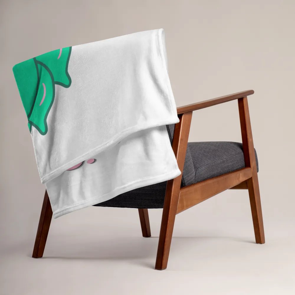Sweet and Stabby Succulent Throw Blanket product image (3)