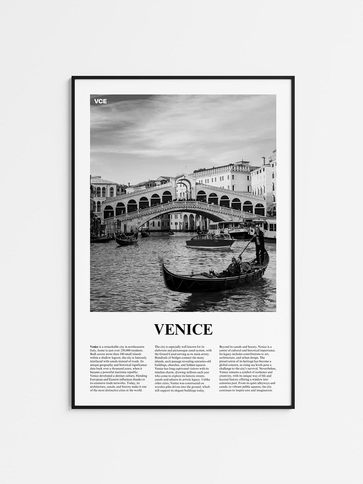 Venice 01 Newspaper Poster product image (1)