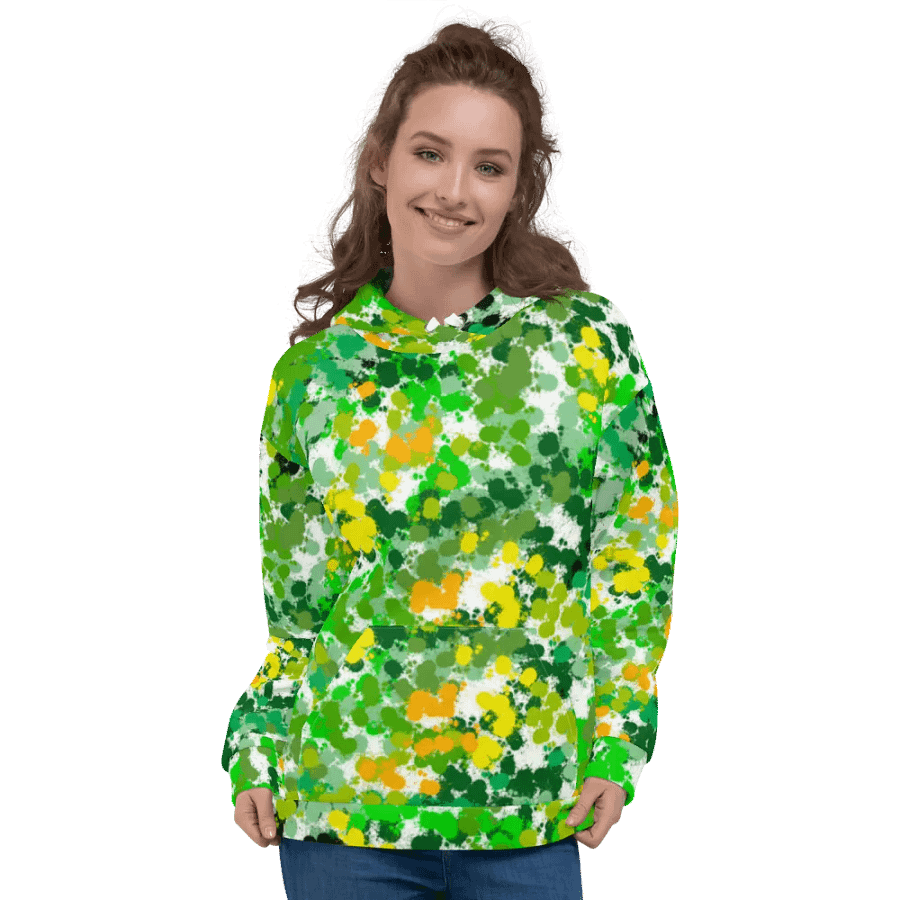 Green Splotches Hoodie product image (4)