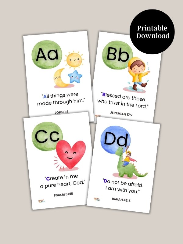 ABC Bible Verse Book and Tracing Pad Set product image (2)