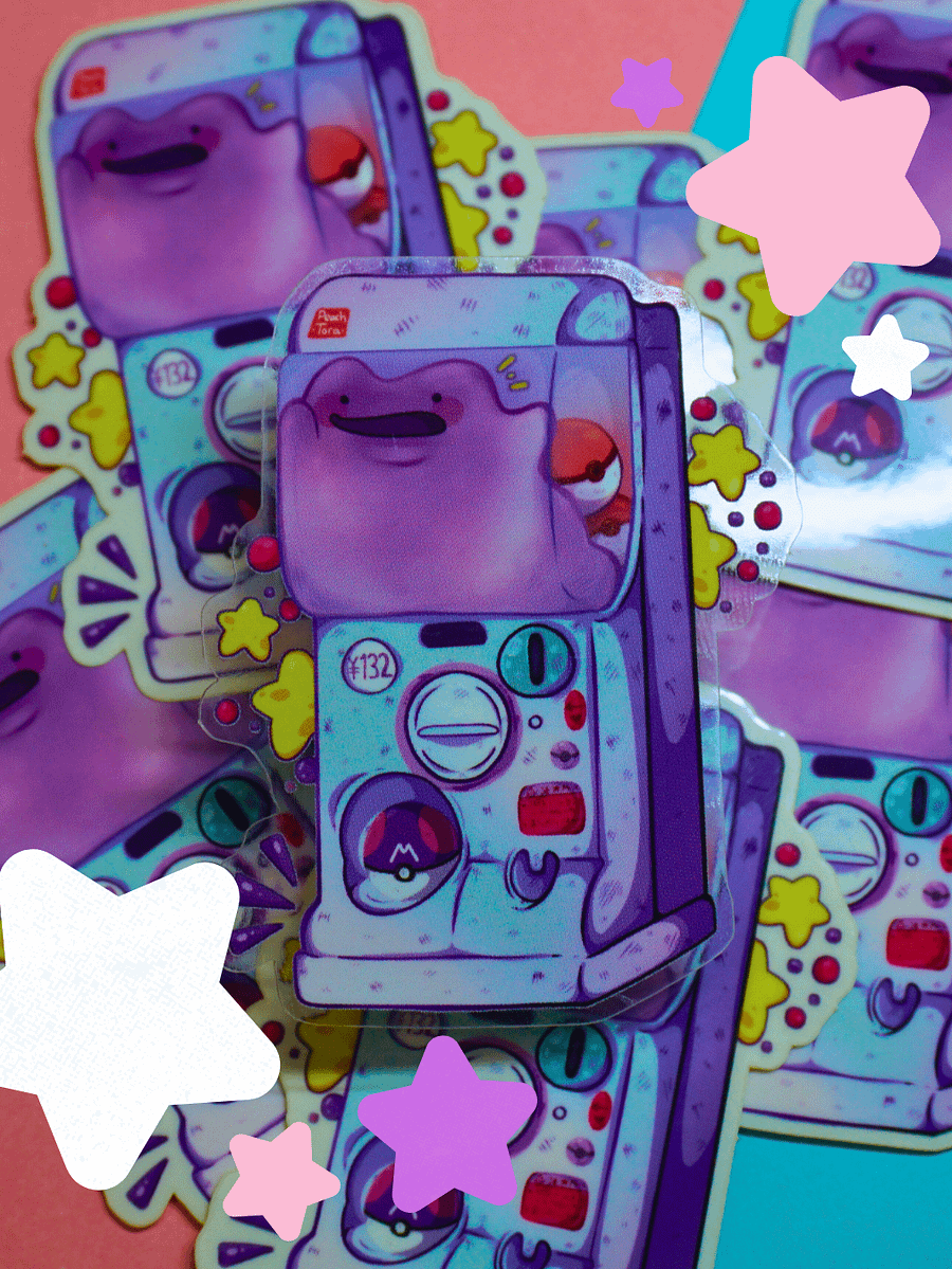 Gashapon Ditto 💜 (Clear) product image (2)
