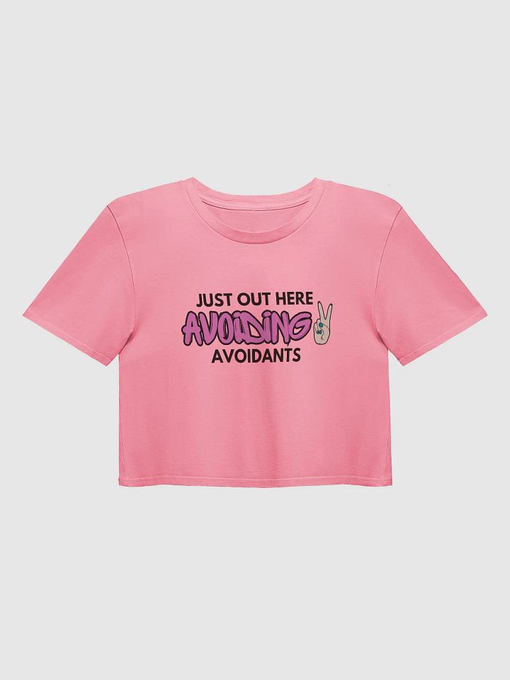 Avoiding Avoidants - premium CROP t-shirt product image (1)