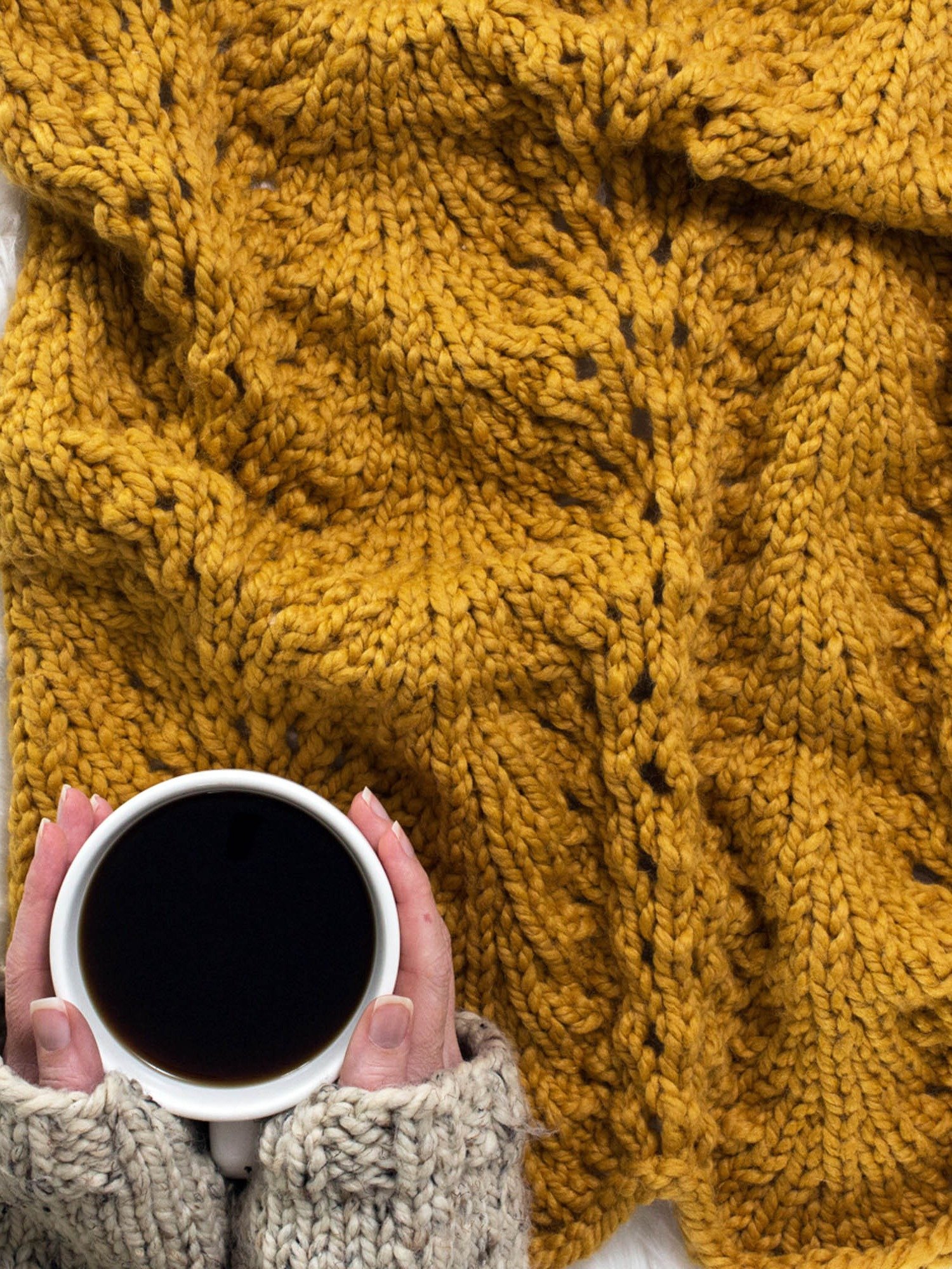 Chunky Lace Blanket Pattern - Boundaries product image (2)