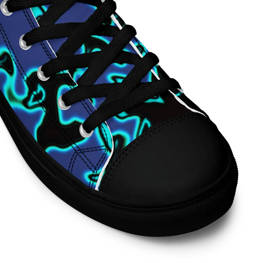 blue fury High Top canvas shoes (womens) product image (7)