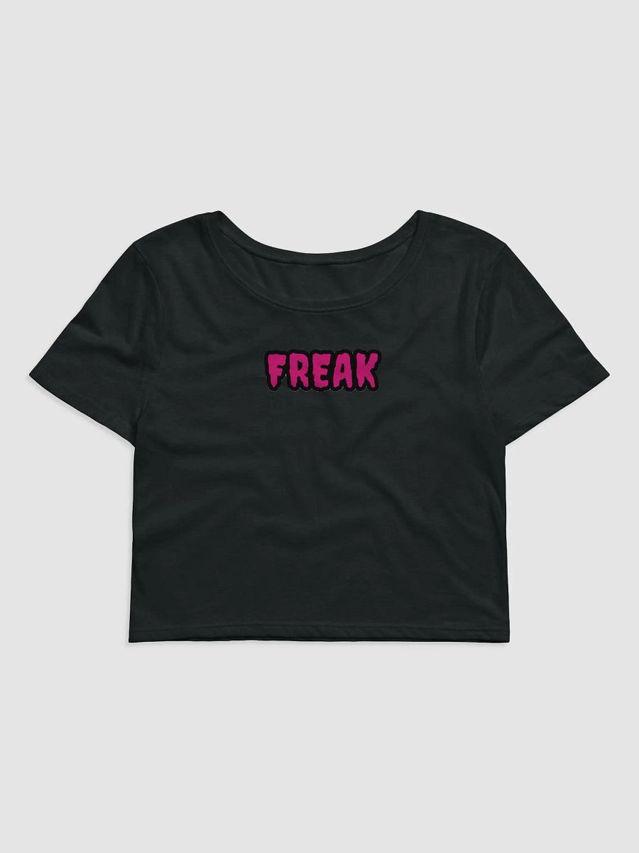 Rick G FREAK Women's Crop Top - PINK LOGO product image (2)