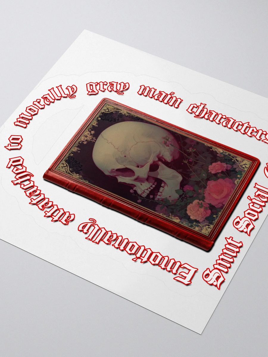 Booktok - Attracted To Morally Grey Sticker product image (7)