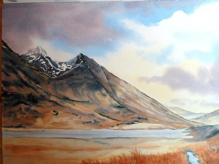 Glencoe Step By Step Watercolour Worksheet product image (1)